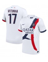 Paris Saint-Germain Vitinha #17 Venkovní Dres 2024-25 Krátký Rukáv